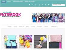 Tablet Screenshot of andreasnotebook.com